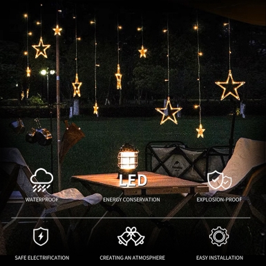 LED圣诞灯 - HCP165 五角星灯串